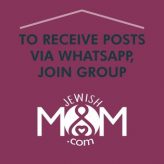New! Follow JewishMOM.com on WhatsApp