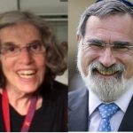 Rabbi Jonathan Sacks and Mom AH