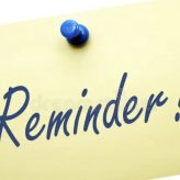 A Few Timely Reminders