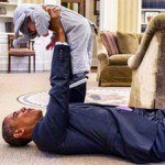 President Obama and Baby Ella