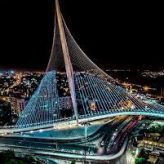 Spectacular Pesach Lights at Jerusalem´s Chord Bridge