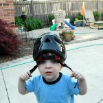 The Toddler in a Helmet